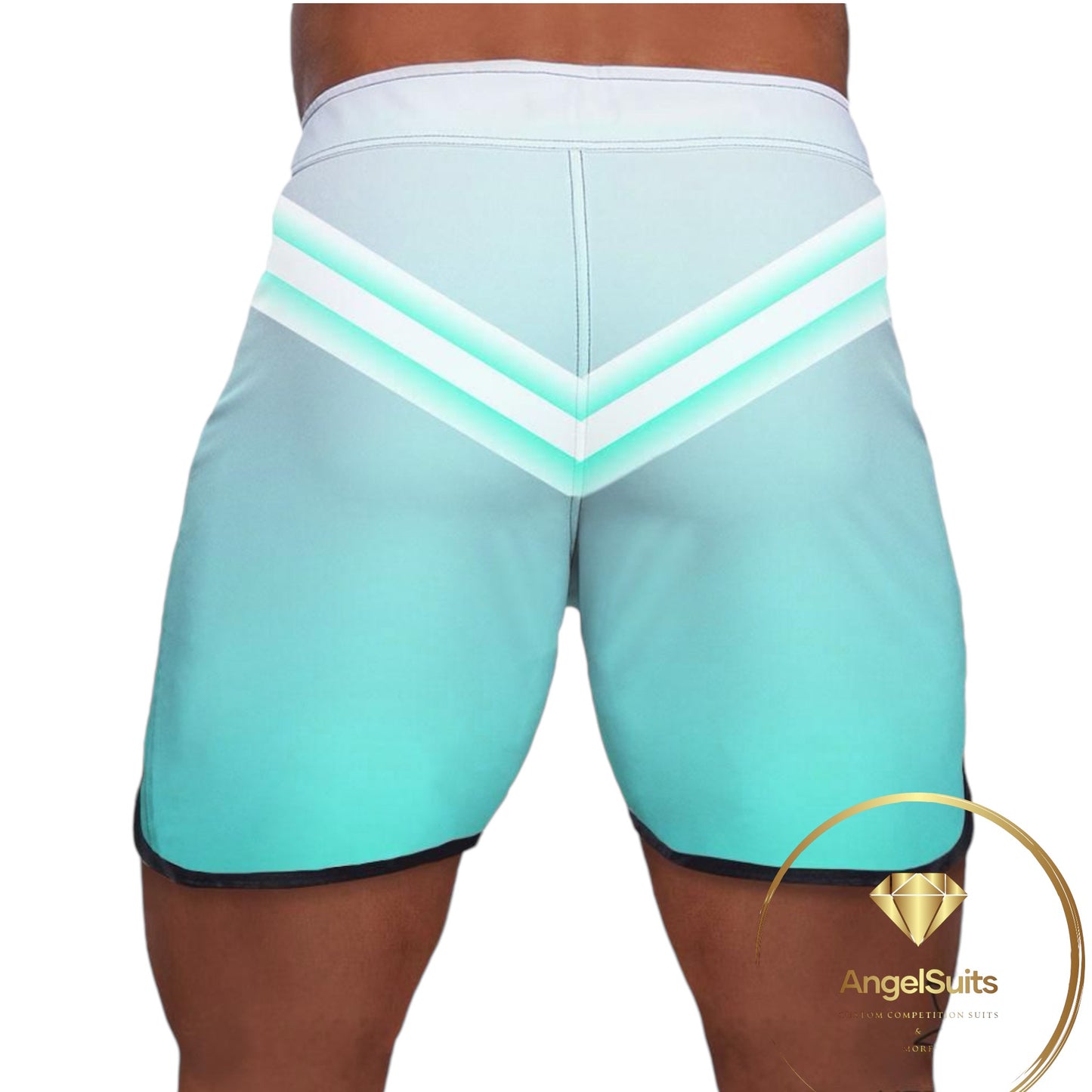 MAN PHYSIQUE SHORT TURQUOISE BLUE EVOLVE 17 POLLICI