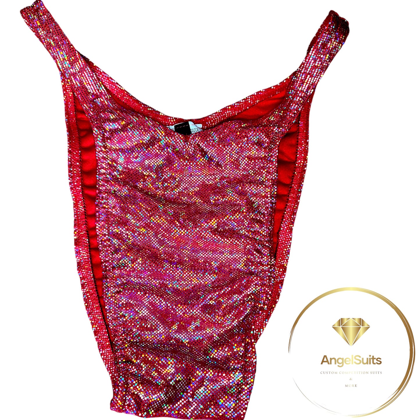 SLIP UOMO PRO CON PLICA ROSSO HOLOGRAM MULTI